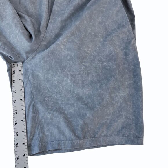 Lululemon Pacebreaker Shorts Lined 9" Gravel Dust Chambray Mens M Sports Workout - Picture 9 of 10